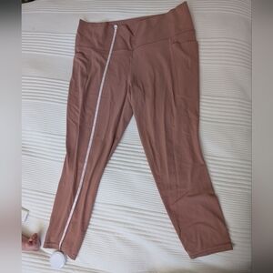 Athleta Sun Salutation Leggings Dusty Pink